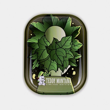 Plateau en métal 'Green Rick'| Rick et Morty version fumeur