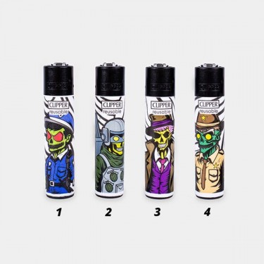 Briquets Clipper Zombie Force