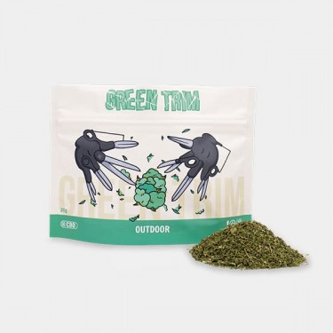 Green Trim CBD GB – Mélange biologique de feuilles et de fleurs de CBD