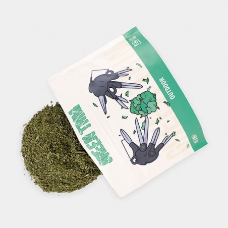 Green Trim CBD GB – Mélange biologique de feuilles et de fleurs de CBD