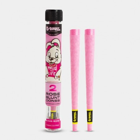 Cônes pré-roulés roses G-Rollz