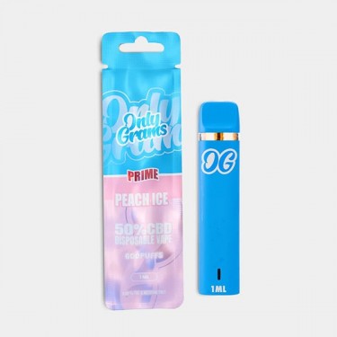 Puff Peach Ice CBD 50 % Only Grams - GB The Green Brand