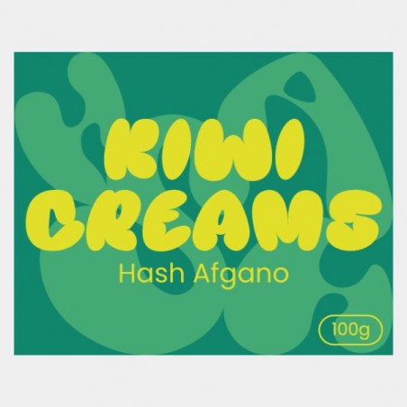 Plaquette de hash afghan 100 g Kiwi Creams | Arôme crémeux et terreux