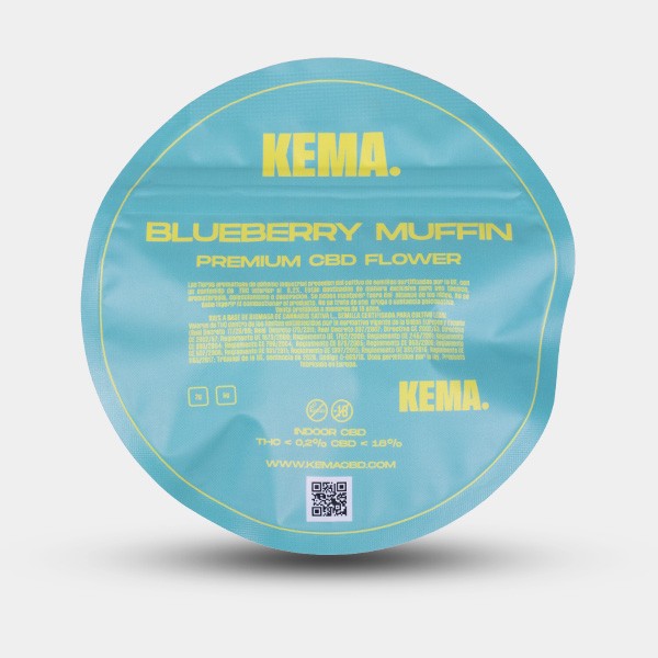 Fleurs CBD KEMA 'Blueberry Muffin' 🧁- GB The Green Brand