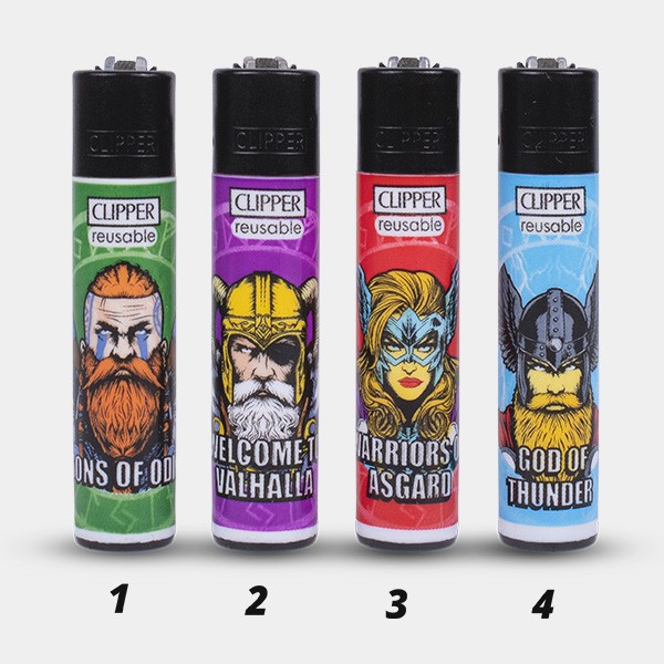 Voir Briquet Clipper Kings of Valhalla | Collection des dieux