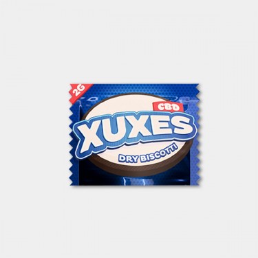 Hash CBD Xuxes 'Biscotti' packaging