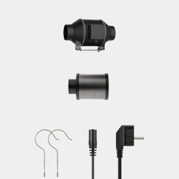 Extracteur avec filtre à charbon Cyclone