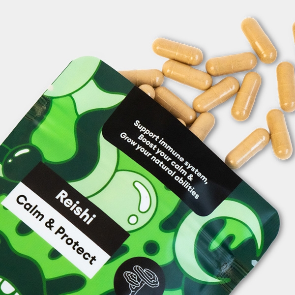 Gélules de Reishi The Tree ouvert