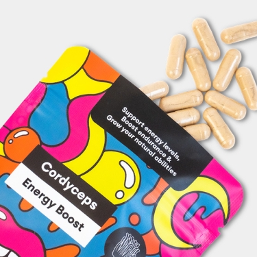 Gélules de Cordyceps The Tree ouvert