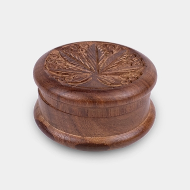 Grinder classique en bois sculpté 50 mm - Grow Barato