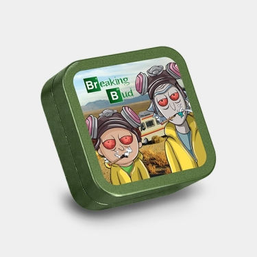 Grinder en aluminium carré Breaking Bud