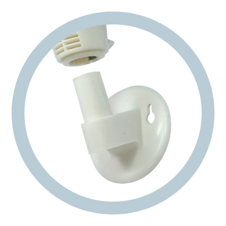 Ventilateur 2 en 1 mural et sur pied 40 cm support