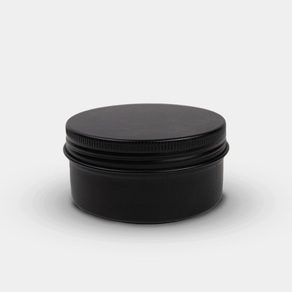 Boîte en aluminium noir mat avec couvercle à vis robuste | GB