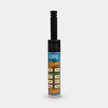 Briquet Clipper Minitube Retro Weed | GB The Green Brand