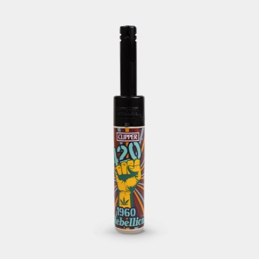 Briquet Clipper Minitube Retro Weed | GB The Green Brand