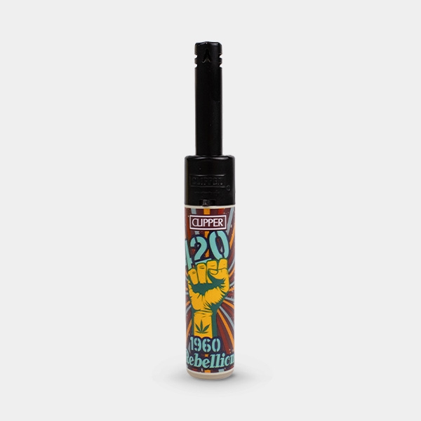 Briquet Clipper Minitube Retro Weed | GB The Green Brand