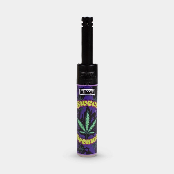 Briquet Clipper Minitube Rétro Weed