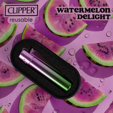 Briquet Clipper Watermelon Delight + Boîte | GB