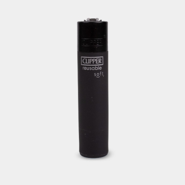 Briquet Clipper Soft Touch Noir | The Green Brand