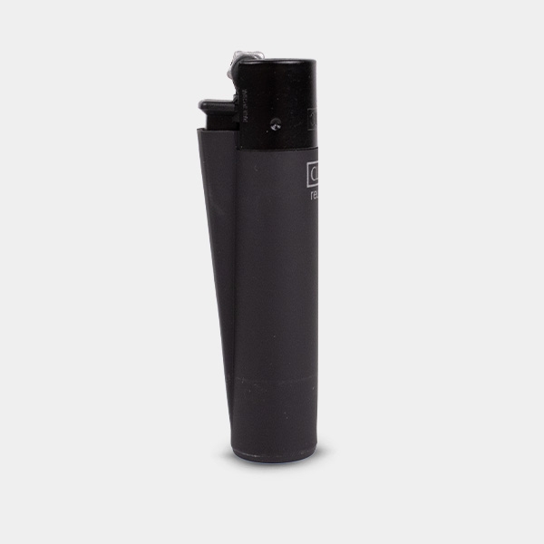 Briquet Clipper Soft Touch Noir