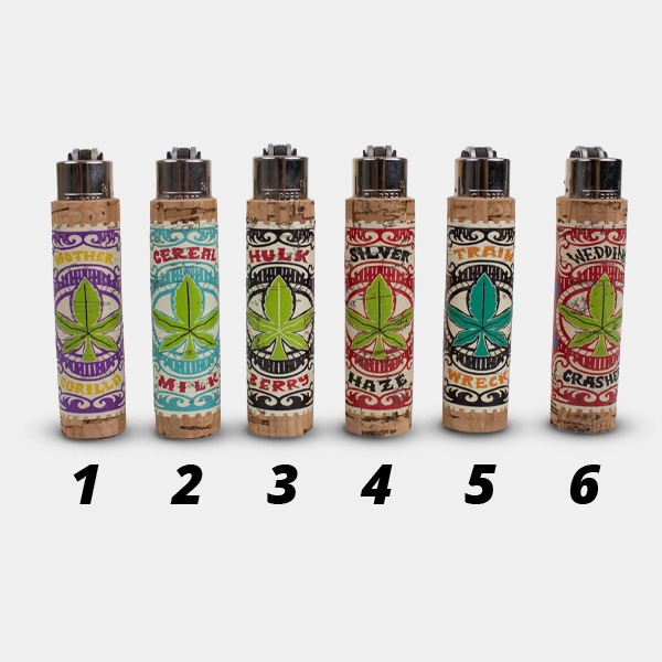 Voir Briquet Clipper Housse Liège Weed Cork | GrowBarato