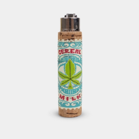 Briquet Clipper Housse Liège Weed Cork | GrowBarato