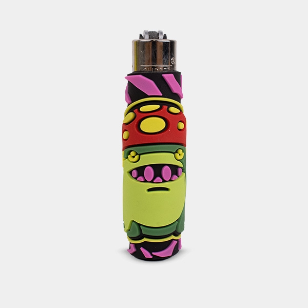 Briquet Clipper en silicone Monster Mushrooms - GB