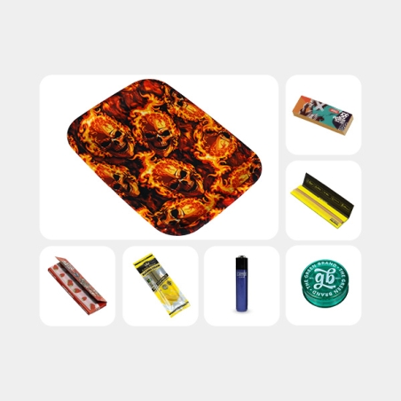 Kit Vendetta avec des articles pour fumeur - GB The Green Brand