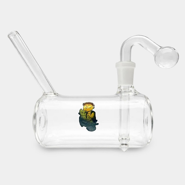 Voir Pipe à eau en forme de tonneau | Cristal 12 x 15 cm