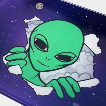 Plateau en verre Alien 16x12 GB design créatif premium