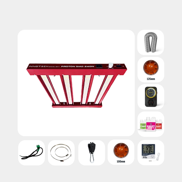 Voir Kit de culture d'intérieur 240 W sans armoire | GB The Green Brand