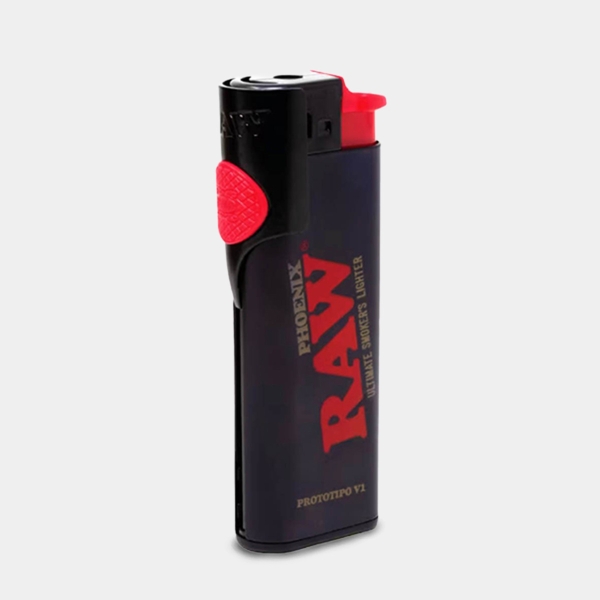 Photo de face du briquet Raw Phoenix 3 en 1 noir