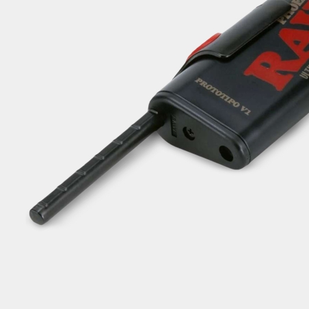 Briquet Raw Phoenix 3 en 1 Noir avec étui à cônes inférieur