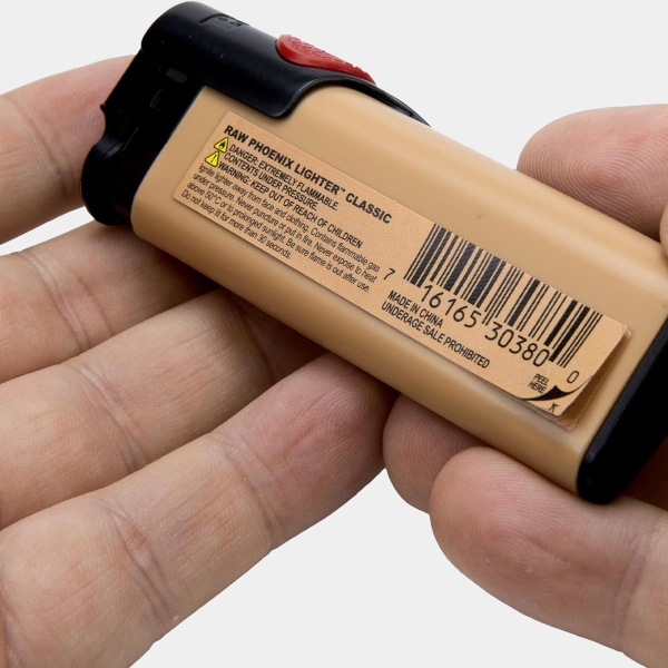Briquet Raw Phoenix 3 en 1 beige, vue arrière