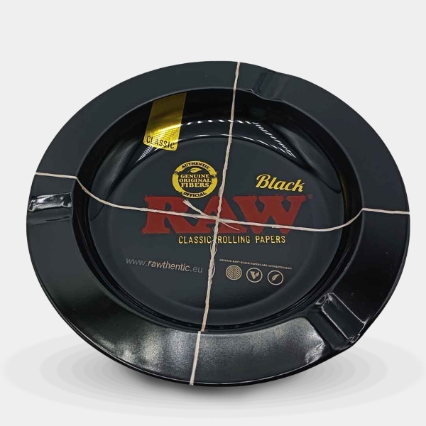 Cendrier Raw Metal Black vue de dessus