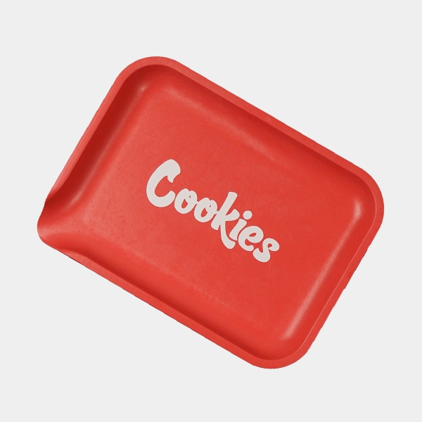 Plateau de biscuits rouges