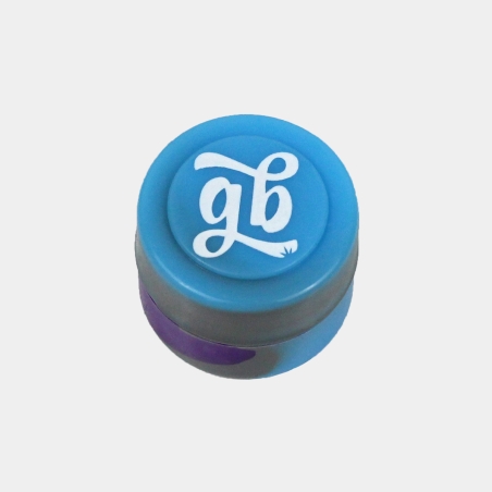 Bouteille en silicone bleue gb