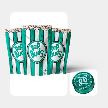 Kit Green Flavour | Kit de fumeur avec Pop Buds CBD 75g