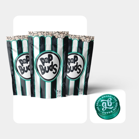 Kit Black Caramel | Kit fumeur avec Pop Buds CBD 75 g