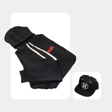 Casquette GB + Sweat-shirt RAW
