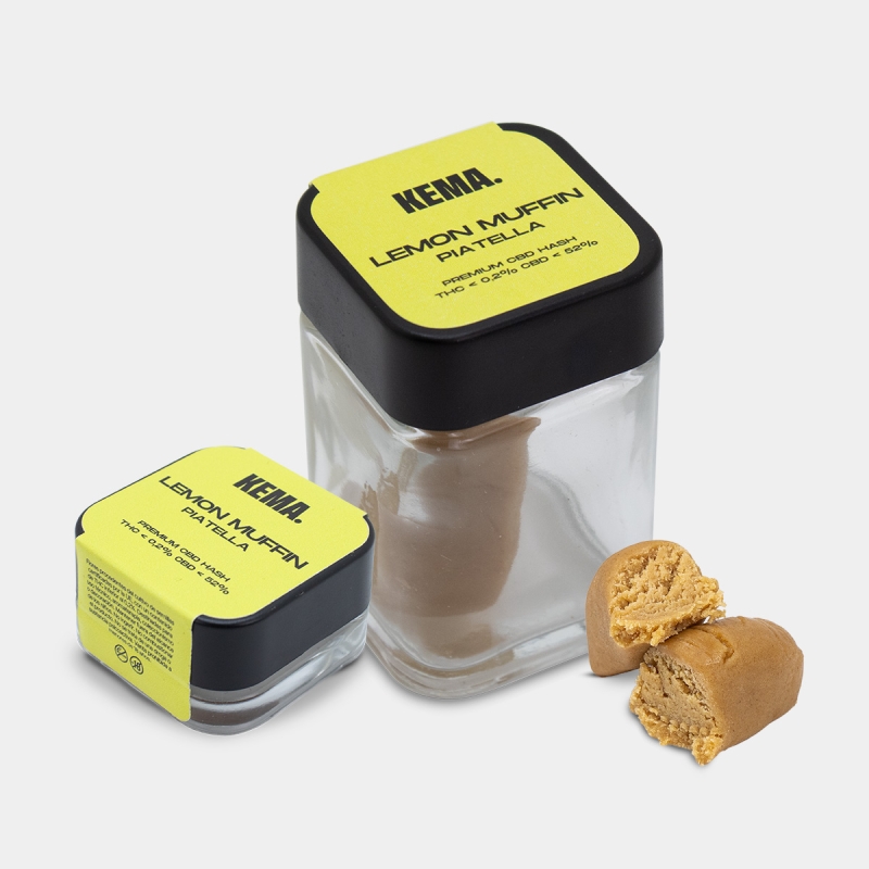 View Hash CBD Piatella « Lemon Muffin » KEMA tous formats