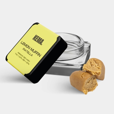 Hash CBD Piatella « Lemon Muffin » KEMA 3 g ouvert