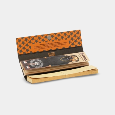 Papier à rouler G-Rollz King Size Slim non blanchi + filtres « rap » | GB