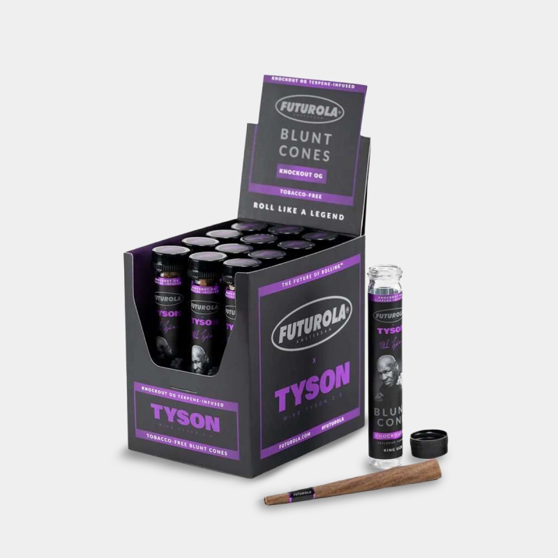 Blunt Wraps Futurola Tyson 2.0 Knockout OG avec terpènes
