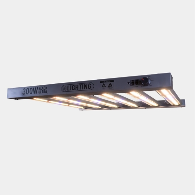Système LED dimmable 300 W Black Ultra GB Lighting allumé
