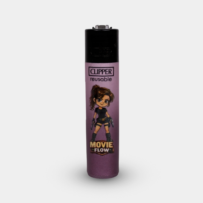 Briquet Clipper Flow Movie Lara Croft