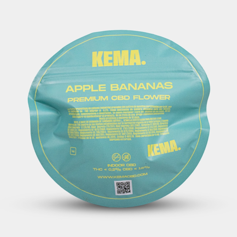 Fleurs Apple Bananas Cali CBD KEMA 18 %