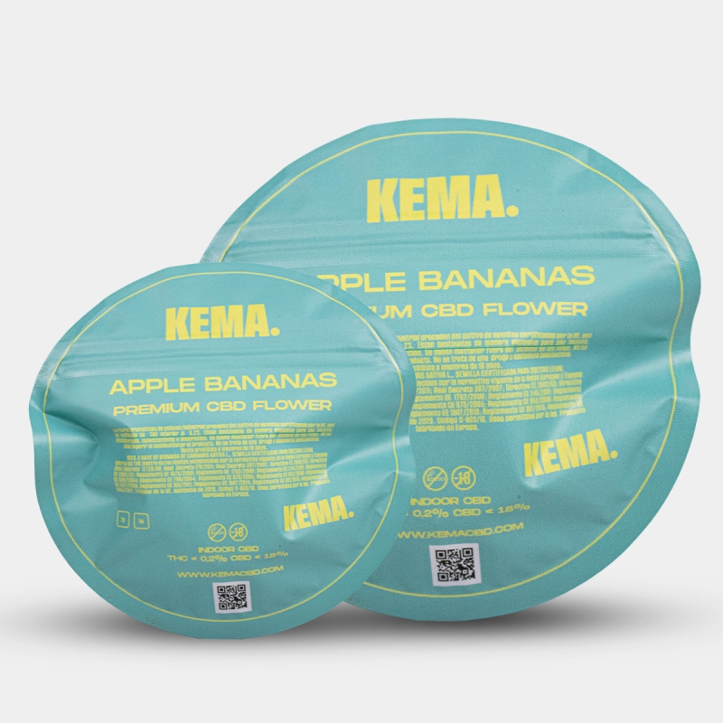 Fleurs Apple Bananas Cali CBD KEMA 18 %