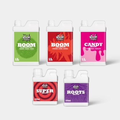 Kit d'engrais complet Boom Nutrients Kit Complet 730 W Black Ultra