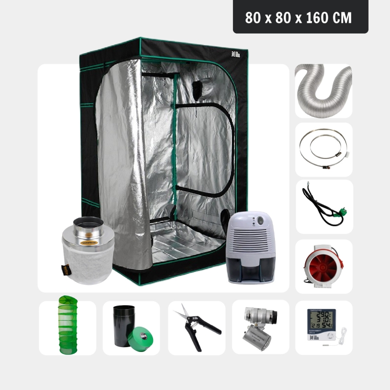 Kit de séchage de cannabis : Armoire, extracteur et filtre